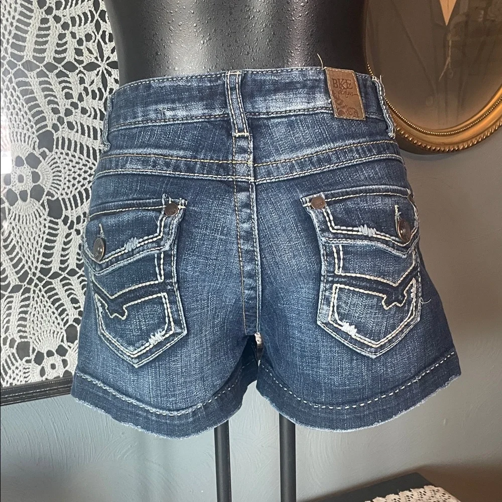 BKE Dark Blue Jean Shorts - Picture 2 of 7